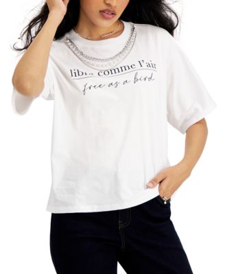 INC International Concepts - Short-Sleeve Necklace T-Shirt