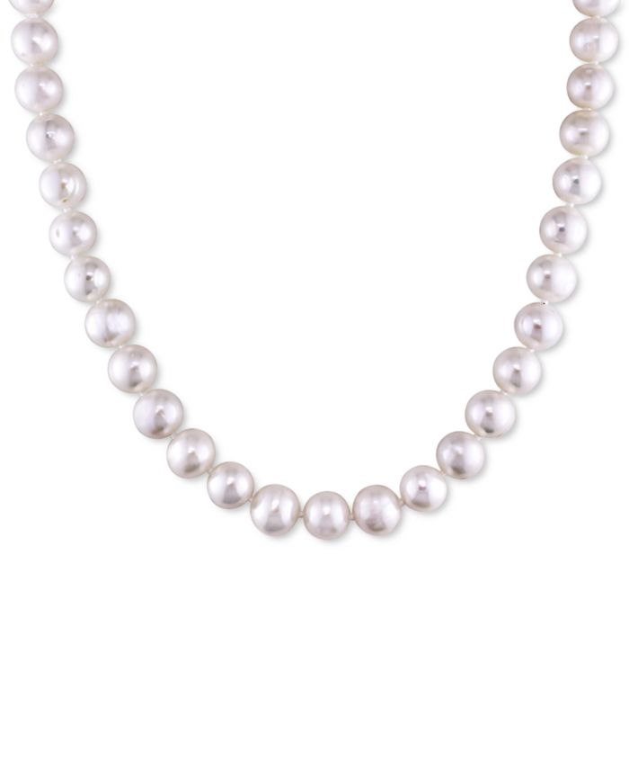 Cultured Freshwater Pearl (7-1/2 — 8mm) 18" Strand Necklace