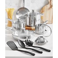 13-Piece Tools of the Trade Stainless Steel Cookware Set