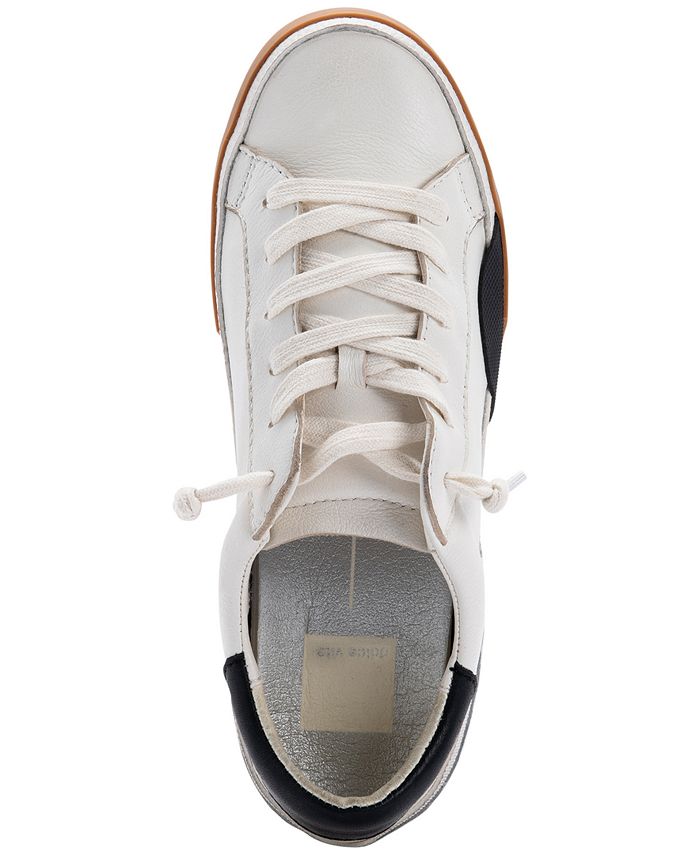 zina sneakers in dk silver leather