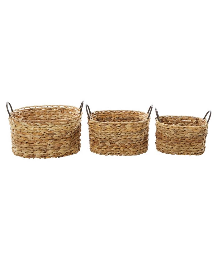 Rosemary Lane Natural Storage Basket, Set of 3 Macy's
