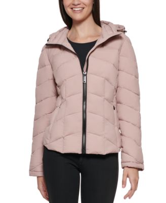 macy's calvin klein womens puffer jackets