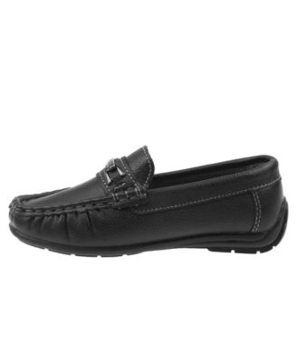 Little Boys Loafer Easy Slip-on Metal Accent Classic Style Formal Wear Comfort Fit Durable