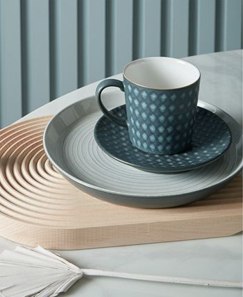 Denby - Impression Charcoal Spiral Dinner Plate