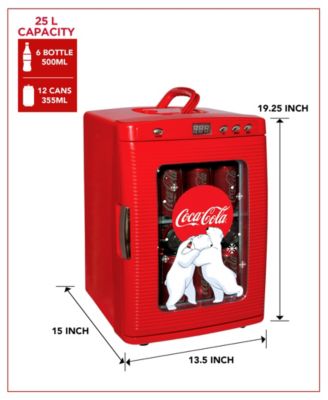 Koolatron Coca-Cola® Beverage Display Mini Fridge Cooler/Warmer 28 Can