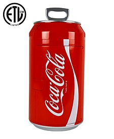 Coca-Cola 12 Can Portable Mini Fridge, 10.6 Quart