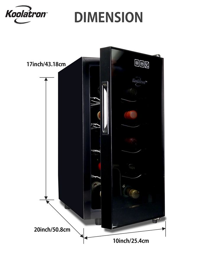 Koolatron Urban Series 8 Bottle Wine Cooler, 0.8' Cubic Macy's