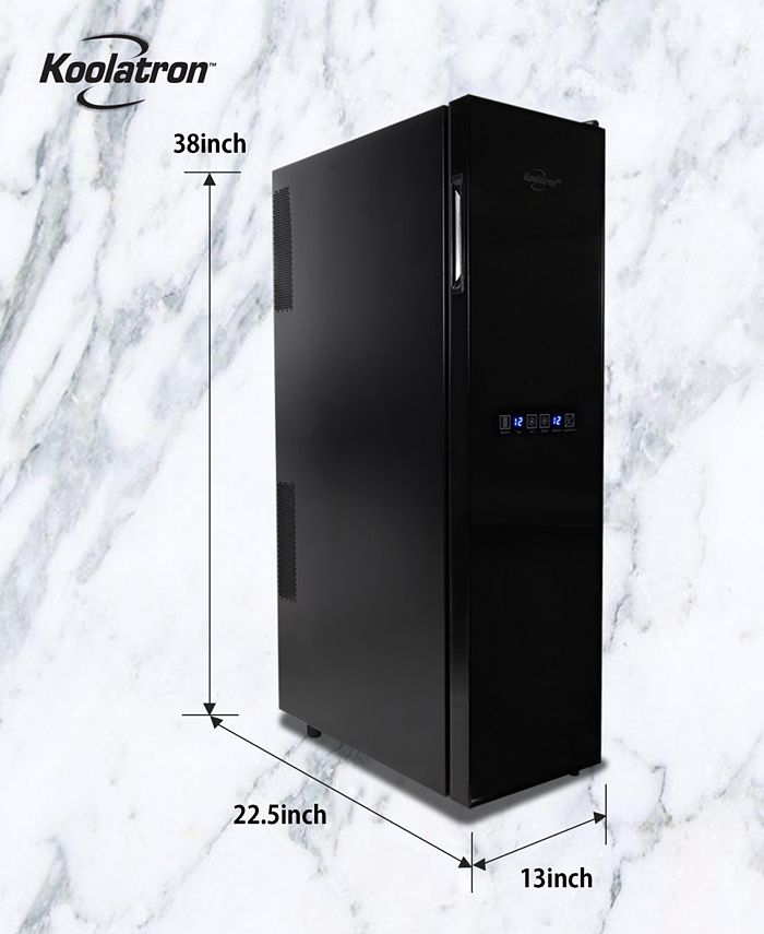 Koolatron Urban Series 18 Bottle Slim Dual Zone Wine Cooler, 1.9' Cubic Macy's