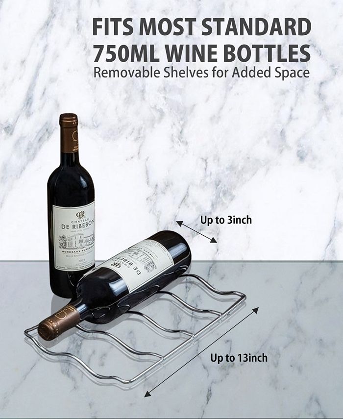 Koolatron Urban Series 18 Bottle Slim Dual Zone Wine Cooler, 1.9' Cubic Macy's