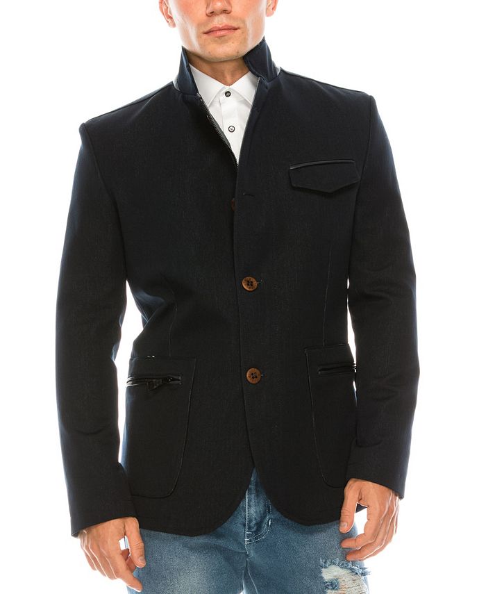 RON TOMSON Men's Modern Casual Stand Collar Sports Jacket - Macy's