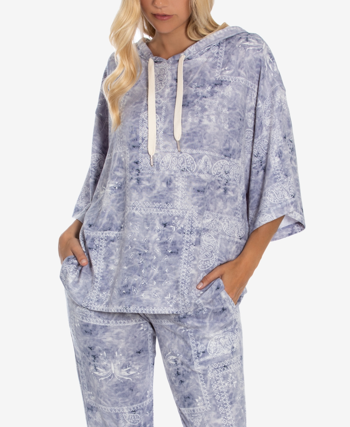 Midnight Bakery Women's Riley Bandana Hacci Lounge Hoodie