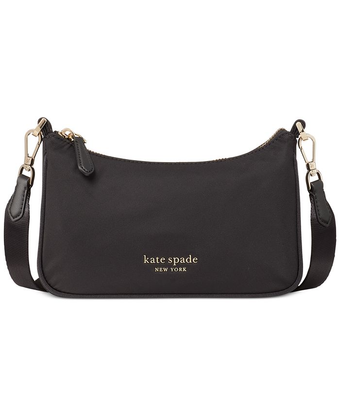 Kate Spade Sam Icon Nylon New Nylon Flap North/South Crossbody (Black)  Cross Body Handbags - ShopStyle Shoulder Bags