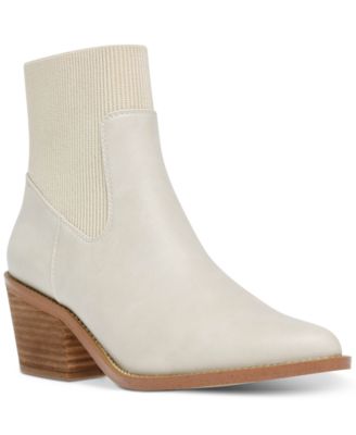 macy's white booties