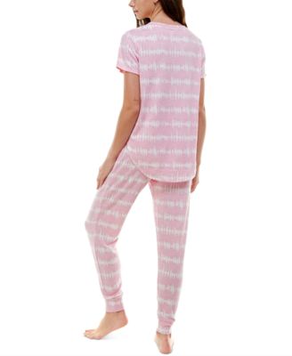 V-Neck T-Shirt & Jogger Pants Pajama Set