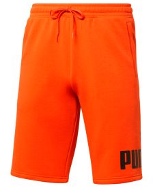 Men's Regular-Fit Logo-Print 10" Fleece Shorts