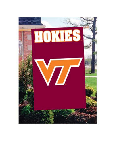 Party Animal Virginia Tech Hokies Applique House Flag