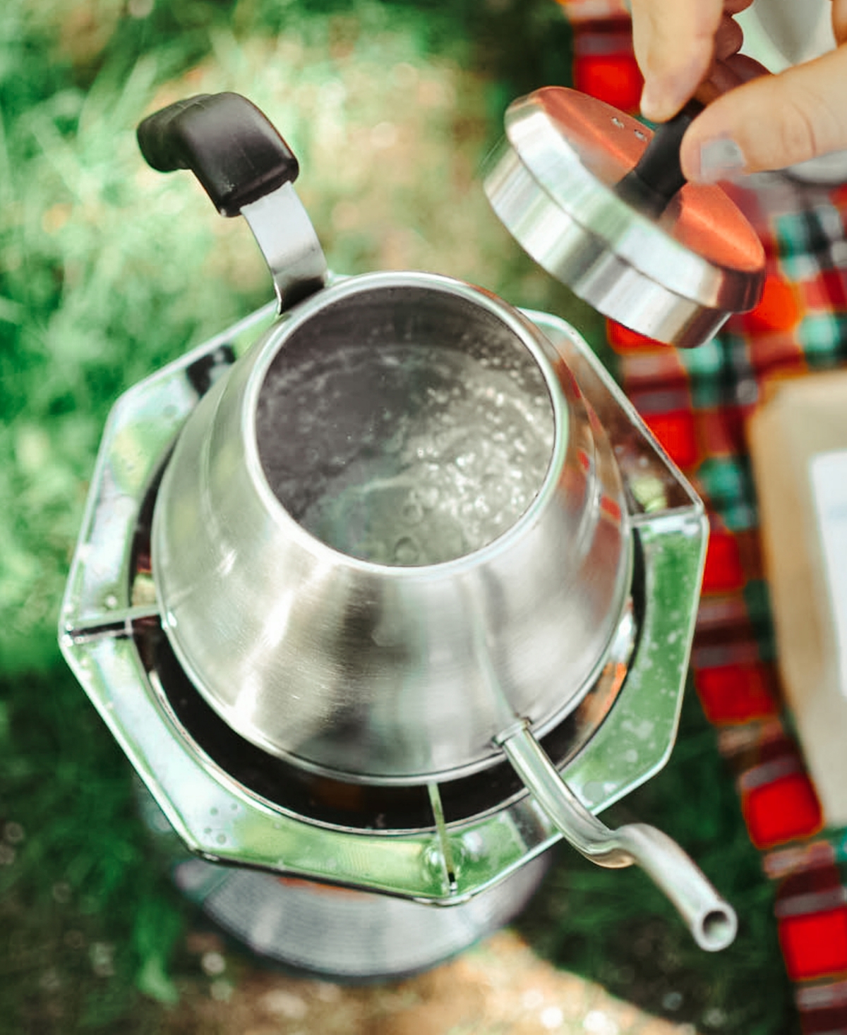 Grosche Marrakesh Stainless Steel Gooseneck Pour Over Dripper Kettle , 34 fl oz Capacity - Silver-Tone