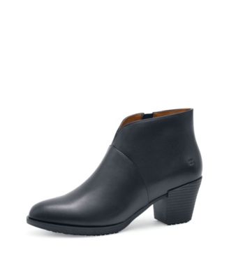 Delilah Women's Slip Resistant Water Resistant Leather Work Shoes