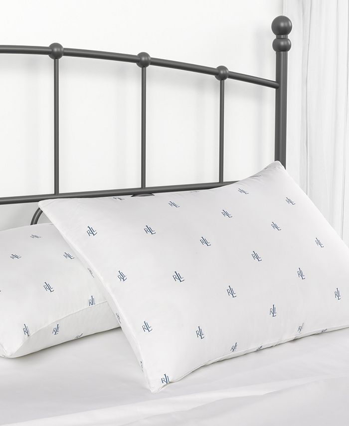 Lauren Ralph Lauren Logo Medium Density 2Pack Pillows, King & Reviews