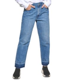 Kent Cotton High-Rise Straight-Leg Jeans 