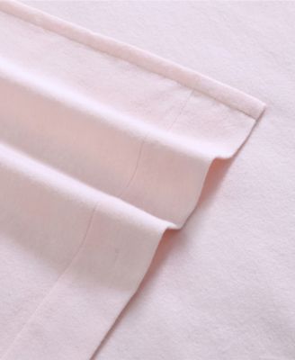 Solid Cotton Flannel 4-Pc. Sheet Set, Full