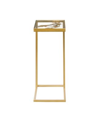 Metal Contemporary Accent Table