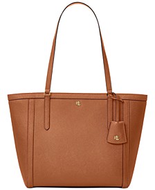 Clare Cross Hatch Leather Slim Tote