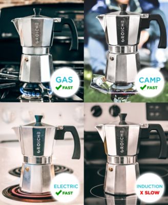 Milano Stovetop Espresso Maker Moka Pot 9 Espresso Cup Size 15.2 oz