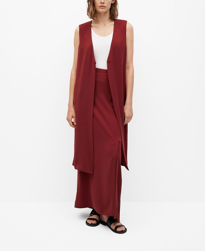 Long cheap flowy vest