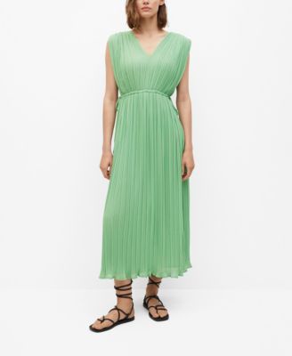 mango green maxi dress