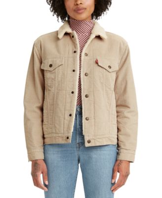 levis womens sherpa trucker