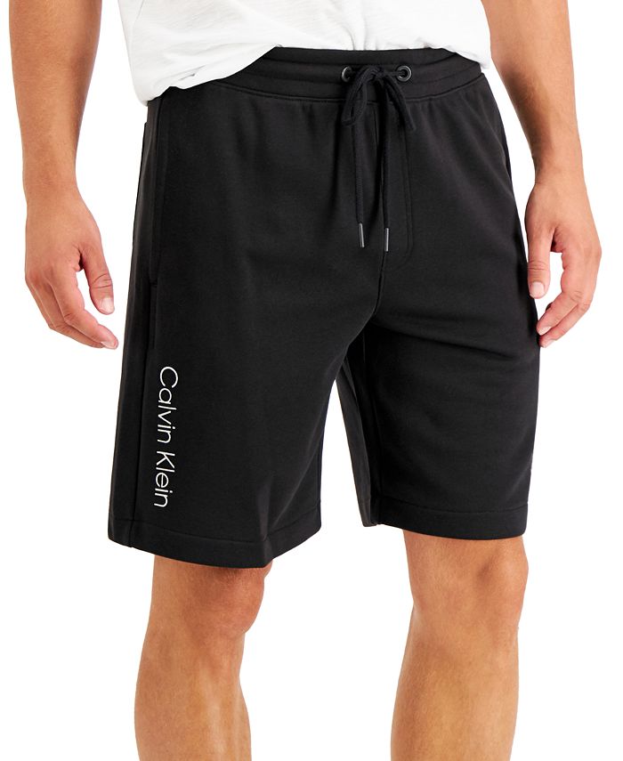 Calvin Klein Men\'s Monogram Logo French Terry Drawstring Shorts - Macy\'s | Shortys