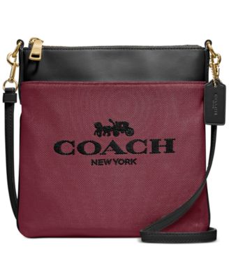 coach denim purse macys