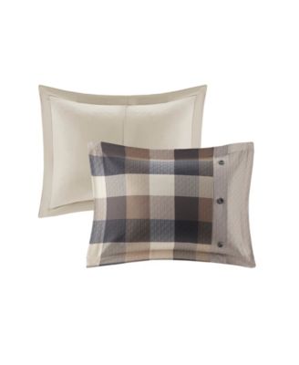 Ridge Herringbone 7-Pc. Comforter Set, Queen