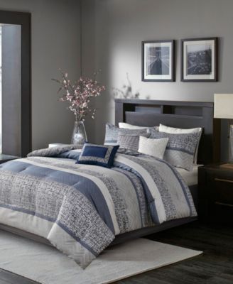Rhapsody Jacquard 7-Pc. Comforter Set, Queen