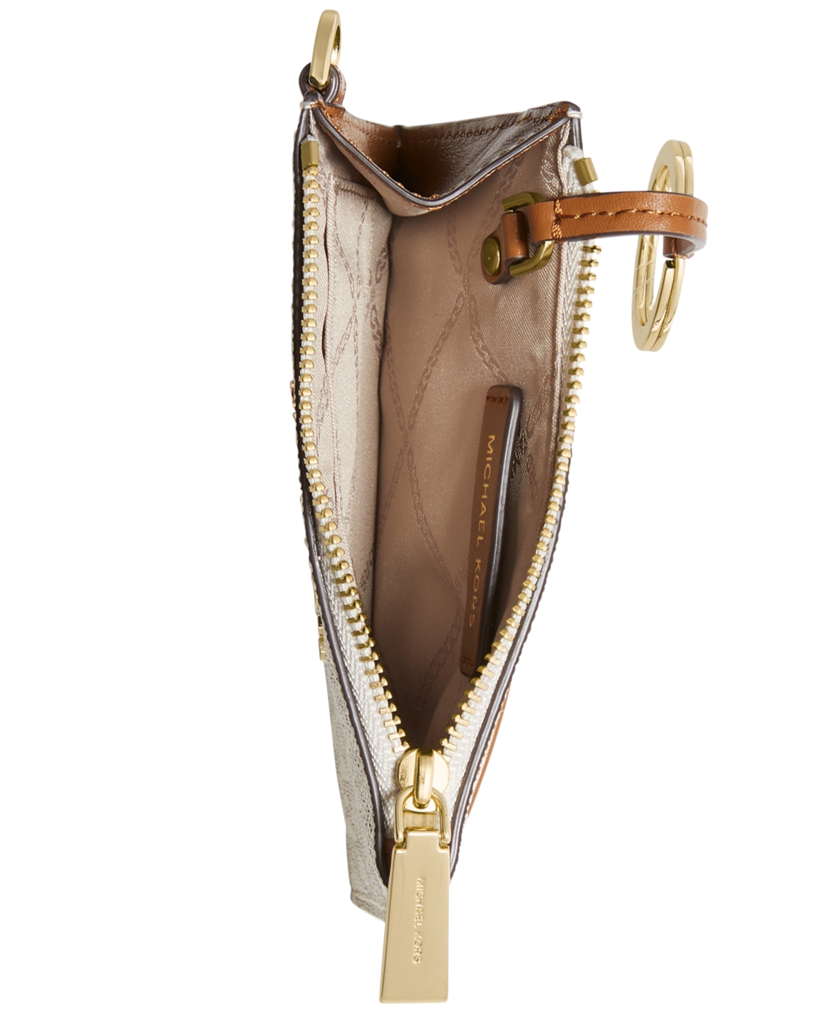 Michael Michael Kors Logo Jet Set Coin Purse -Gold
