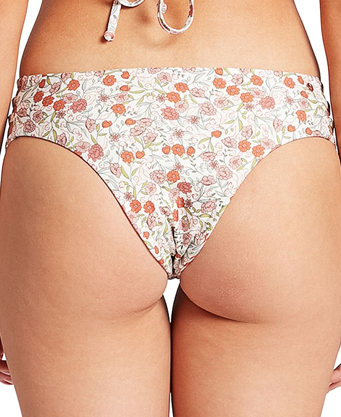 Volcom - Juniors' Flower Trip Cheeky Bikini Bottoms