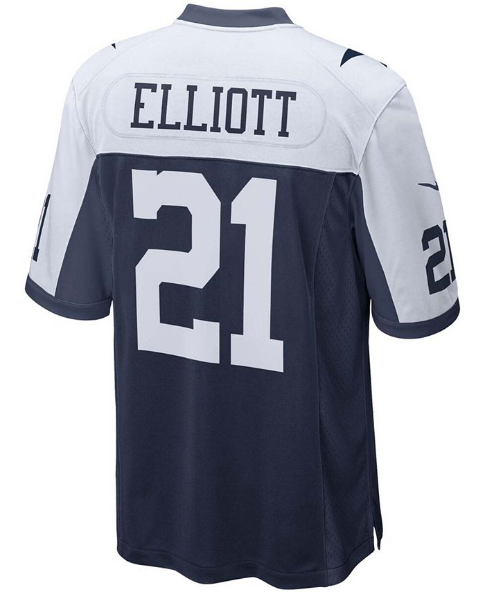 Nike Men's Ezekiel Elliott Navy Dallas Cowboys Alternate Game Team