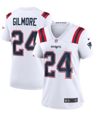 Nike New England Patriots No24 Stephon Gilmore Olive Women's Stitched NFL Limited 2017 Salute to Service Jersey