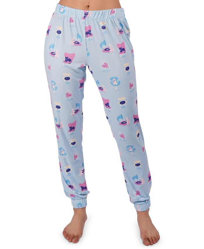 Munki Munki Muni Munki Cat Print Sleep Jogger Pants Macy s