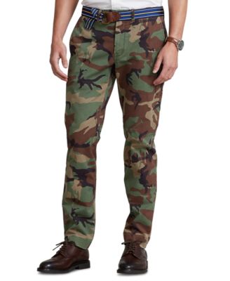 Polo Ralph Lauren - Men's Camo Stretch Straight Fit Chino Pants