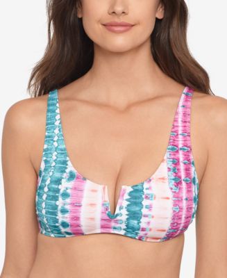 Salt + Cove Juniors' Swirl Girl Underwire Bralette Bikini Top, Created for  Macy's - Macy's