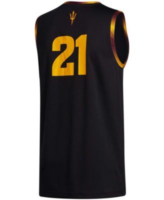 Men's #21 Black Arizona State Sun Devils Swingman Jersey
