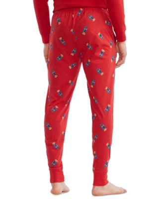 red polo pajamas pants