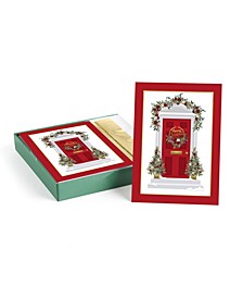 Christmas Doorway Holiday Set of 18 Boxed Cards