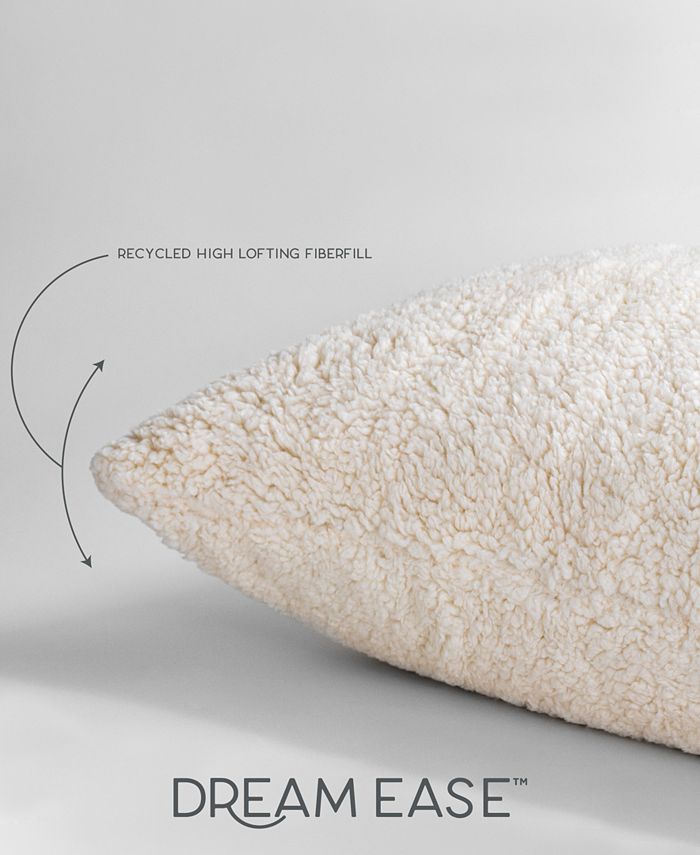 DreamEase Sherpa Comfort Pillow Macy's