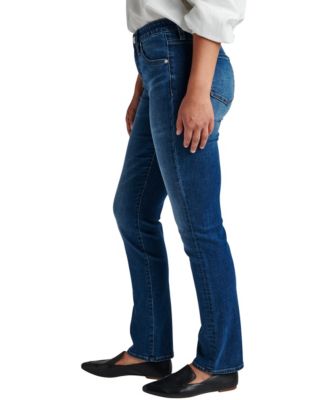 Women's Ruby Comfort Stretch Mid Rise Straight Jeans