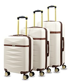 Jewel Expandable Spinner Luggage, Set of 3