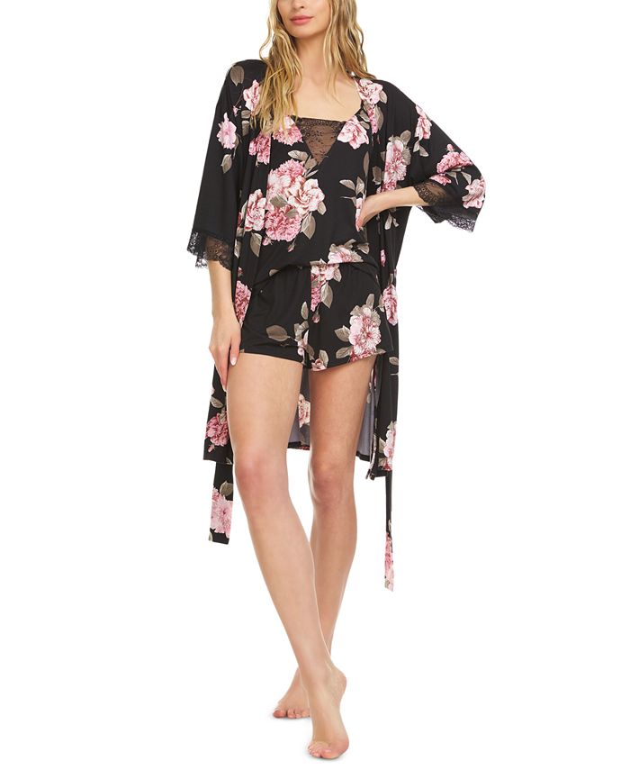 Flora By Flora Nikrooz Vivienne 3 Pc Travel Set And Reviews All Pajamas Robes And Loungewear 4008