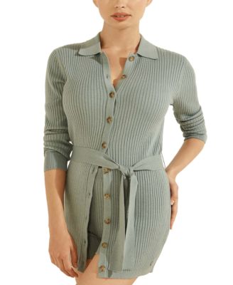 GUESS - Long Line Belted Emili Cardigan